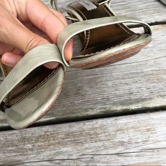 Marc Jacobs Patent Leather Mirrored Heel Sandals - Picture 3 of 5